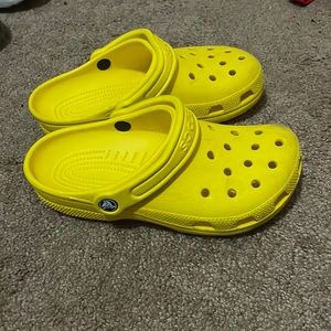 Yellow Crocs